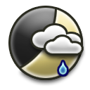 Nearby Thunderstorm, lluvia, Parcialmente Nublado